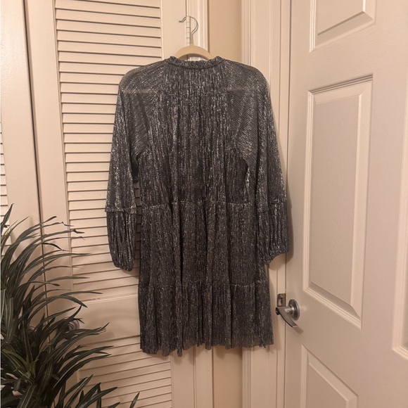 1. State Black and Silver Mini Dress - Picture 7 of 9